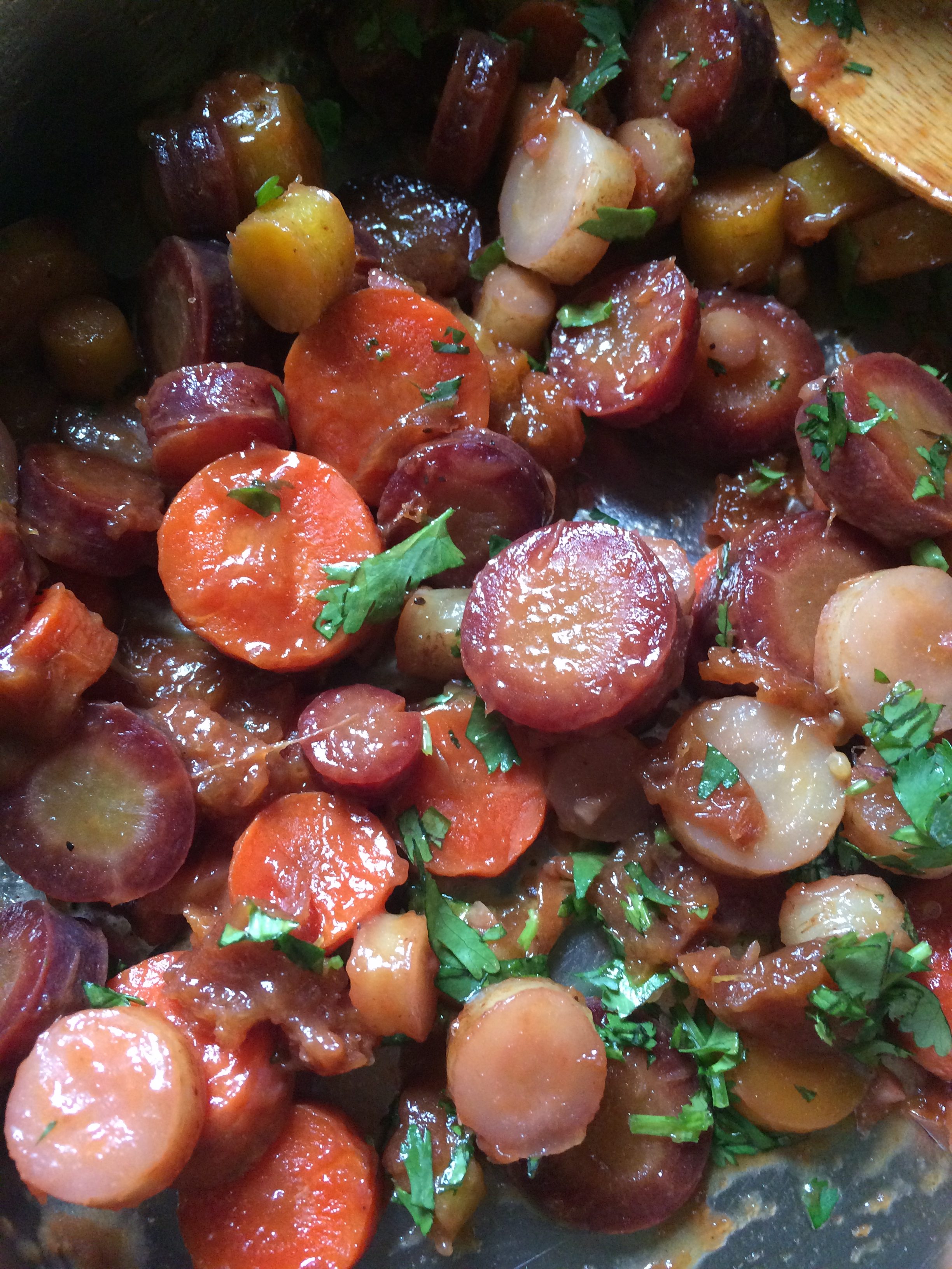 Permalink to: Orange Honey Carrots with Apricots