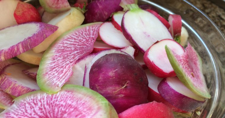 Buttered Radish Salad with Herbs and Sorrel
