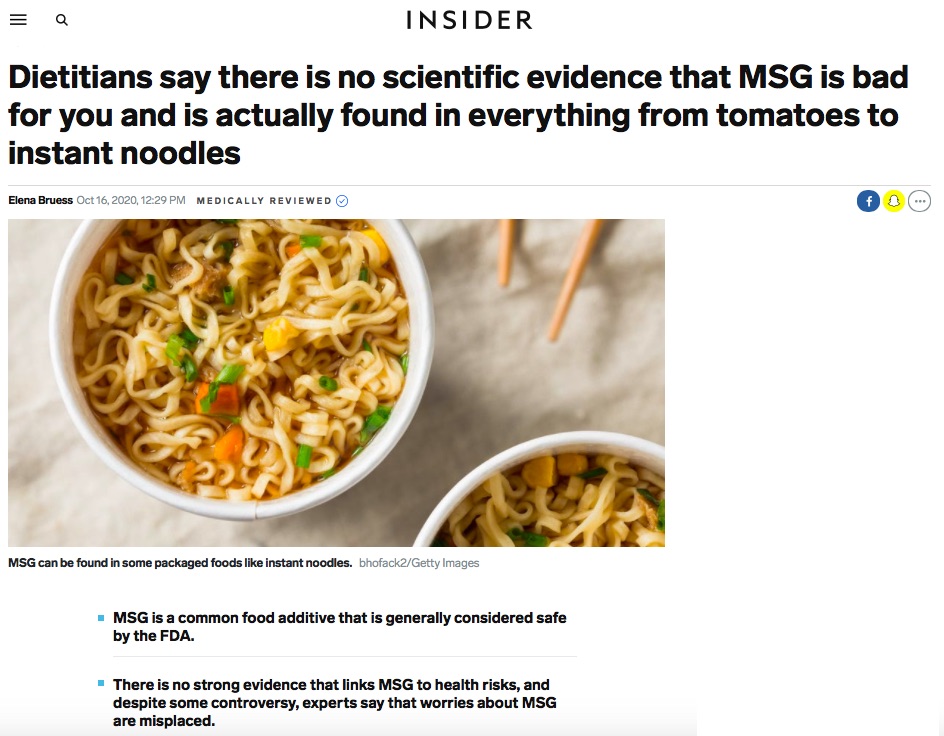 Is MSG Bad for You?