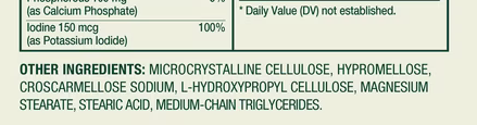 supplement label extra ingredients